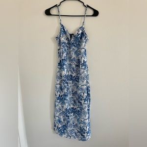 Cider/ landscape painting slit cami dress/ Size small/ brand new